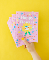Happy Flowers Mini Colouring Book