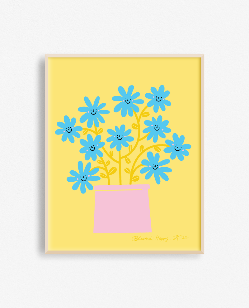 Bloomin' Happy - Art Print