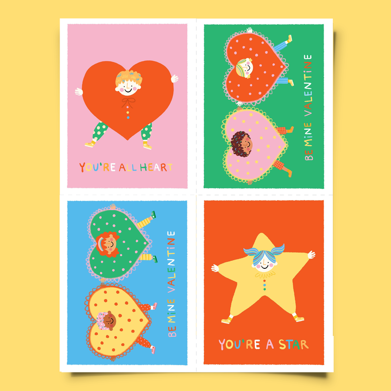 Printable Valentine's Day Cards – Small Jane