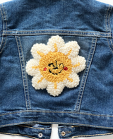 No.1 - 3T Sunflower Up-cycled Jean Jacket