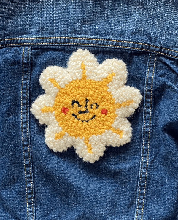 No.4 - 3T Sunflower Up-cycled Jean Jacket