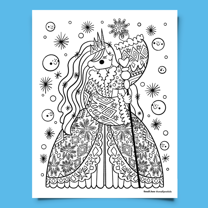 5 Christmasy Colouring Sheets